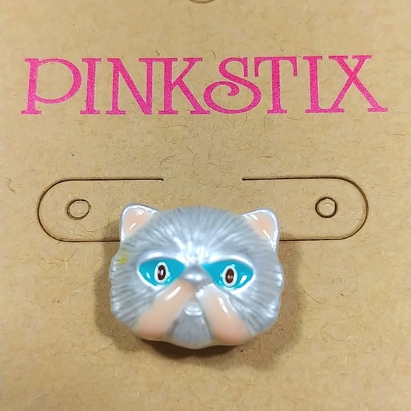 Grumpy cat white enamel pin NWT 2/$30 - Picture 2 of 7